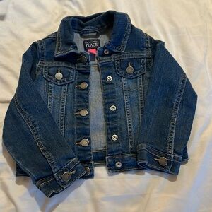 children’s place toddler girl Jean jacket. No stains. Great condition
